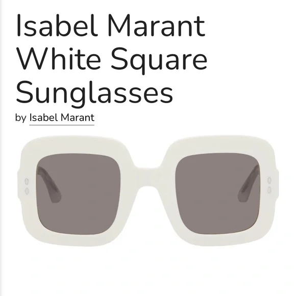 ISABEL MARANT Sunglasses Woman ivory-
gray  New - Picture 4 of 16